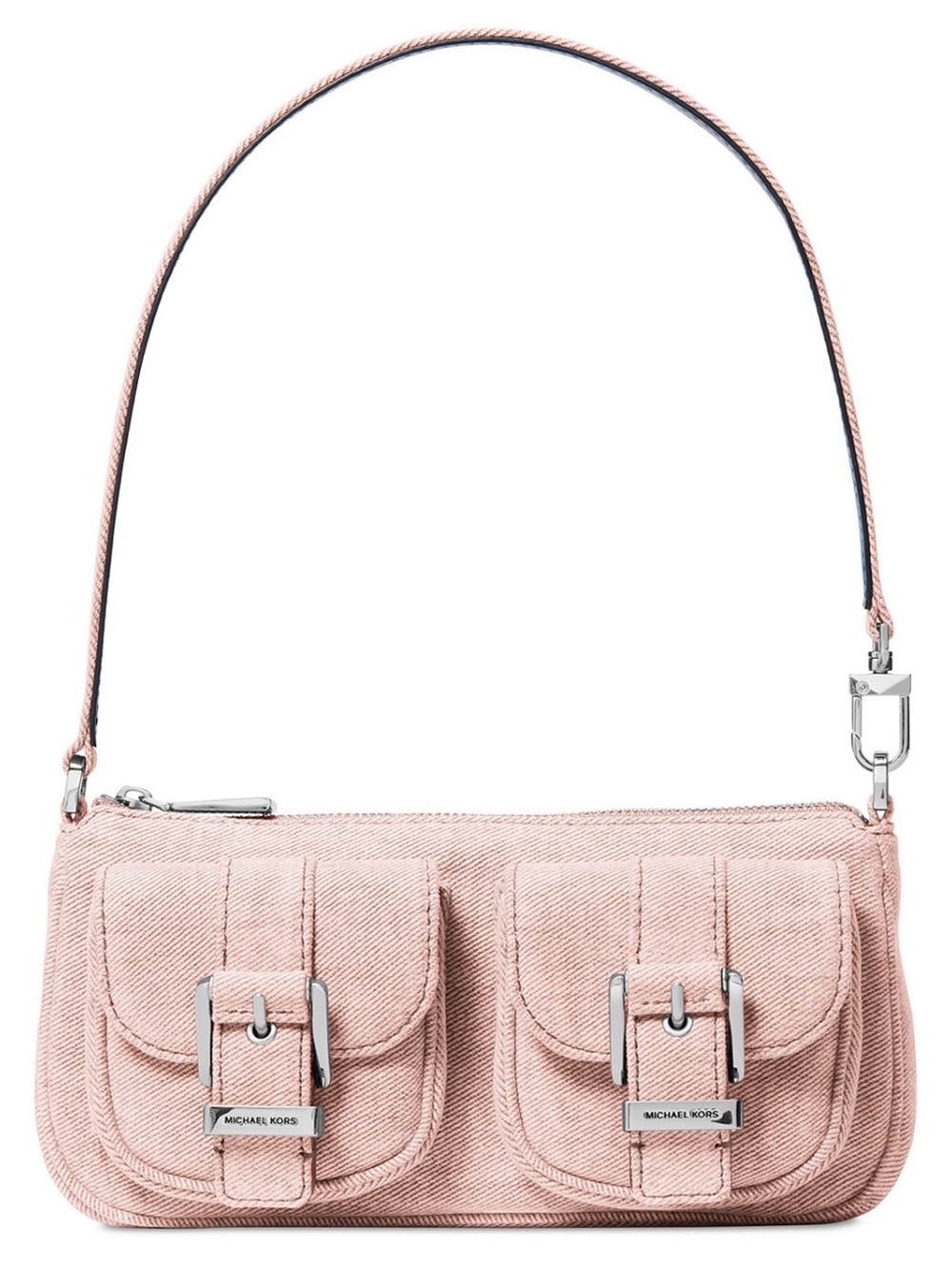 Michael Kors pink Zoe denim bag